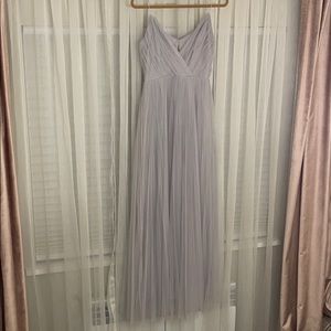 ASOS Grey Tulle Maxi Dress Size 4